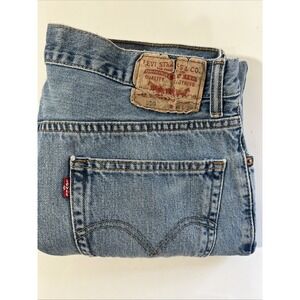 Levis 550 Jeans Mens 36x29 Blue Relaxed Fit Straight Medium Wash Denim Pants